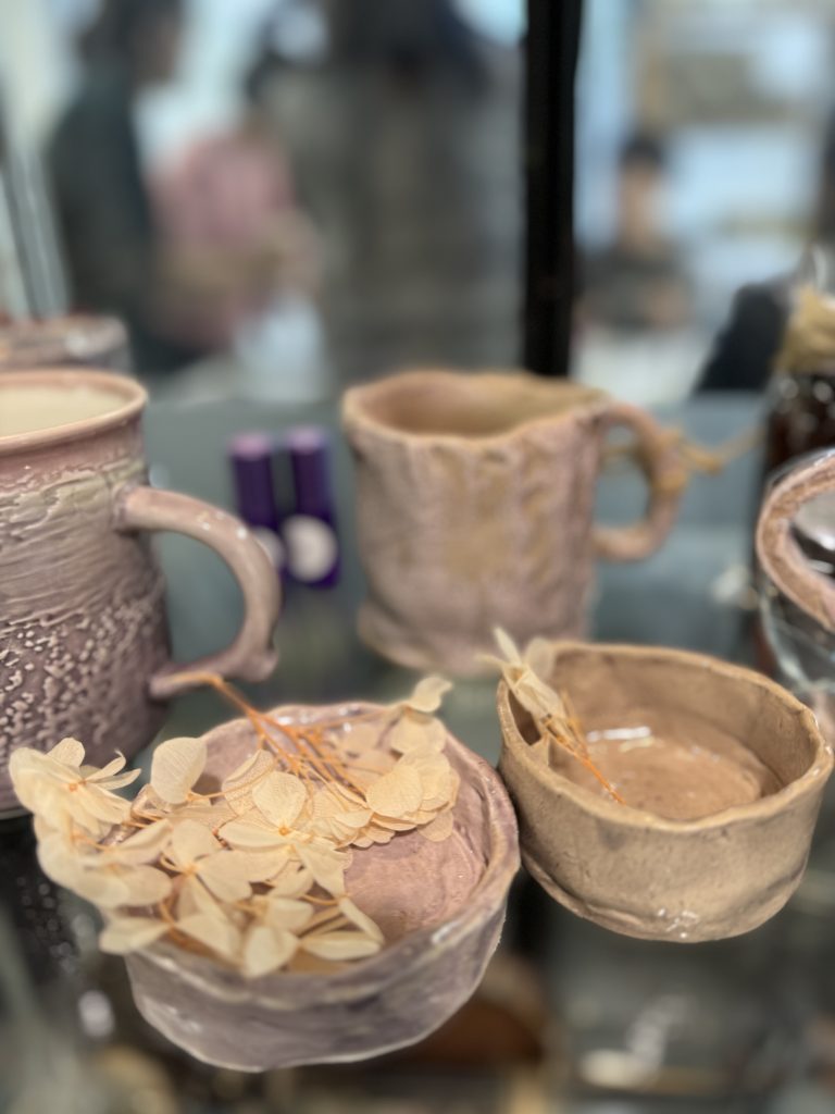 Pottery created through inclusive arts